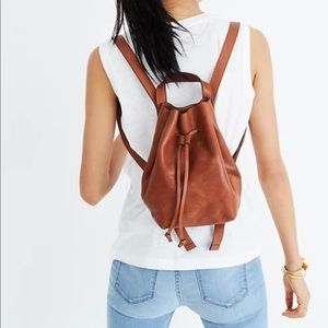 Madewell leather mini backpack